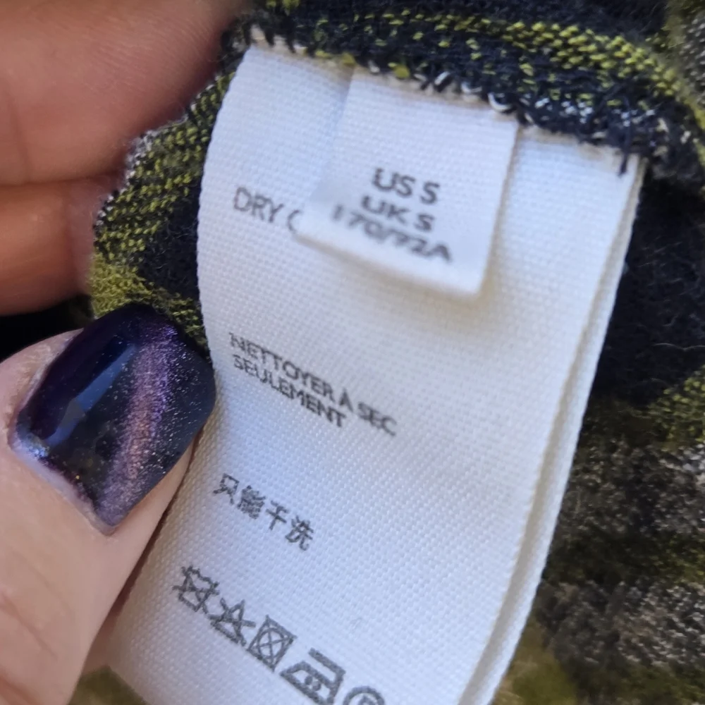 We The Free Wool Blend Plaid Peplum Snap Button Blouse - Picture 10 of 11